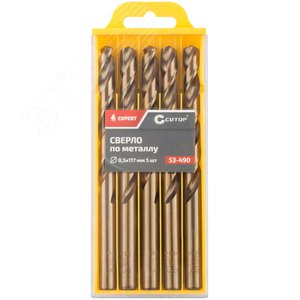 Сверло по металлу Cutop EXPERT, 8.5х117 мм (5 шт) - фото 3