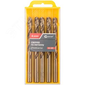 Сверло по металлу Cutop EXPERT, 9х125 мм (5 шт) - фото 3