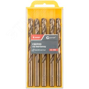 Сверло по металлу Cutop EXPERT, 9.5х125 мм (5 шт) - фото 3