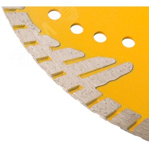 Диск отрезной алмазный, сегментный с защитными секторами Profi Plus, 230X3.0X8.3X22.2 мм - фото 4