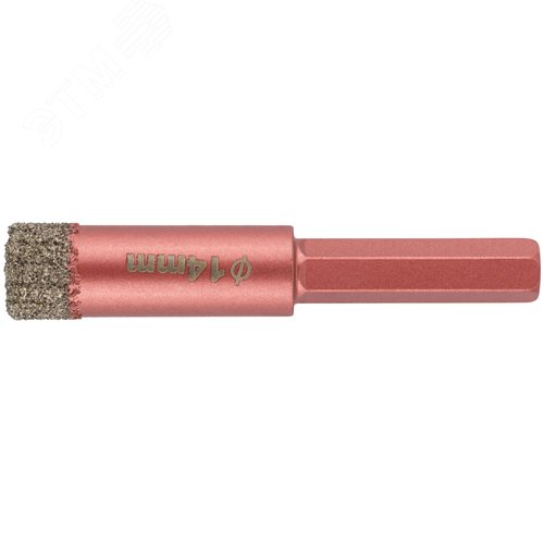 Изображение товара Коронка алмазная универсальная для дрели 14х10х75мм (шт)