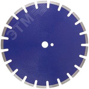 Диск отрезной алмазный сегментный, по асфальту Profi, 350X3.2X10X25.4 мм - фото 5