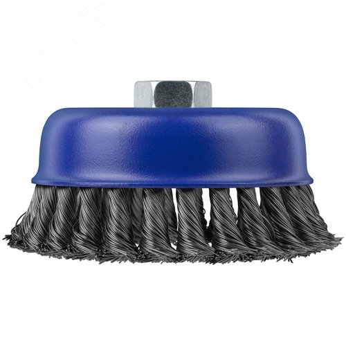 Щетка для УШМ, М14, Чашка, крученая витая проволока 0,5 мм, 125 мм, блистер, Profi - фото 2