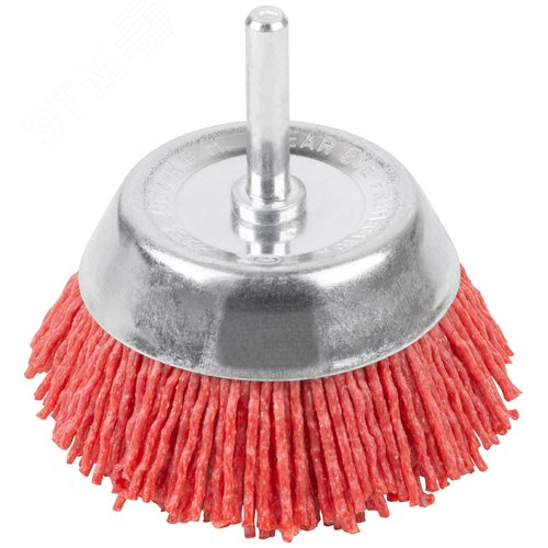 Щетка для дрели, Чашка, нейлон, 75 мм, блистер, Profi - фото 1