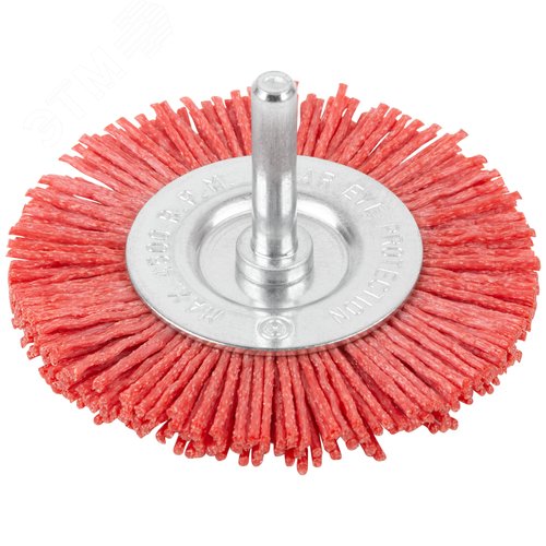 Щетка для дрели, Плоская, нейлон, 75 мм, блистер, Profi - фото 1