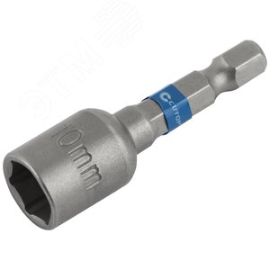 Набор бит с торцевыми магнитными головками 10 мм, 2 шт, Profi, 48 мм - фото 2