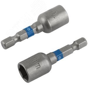 Набор бит с торцевыми магнитными головками 10 мм, 2 шт, Profi, 48 мм - фото 4