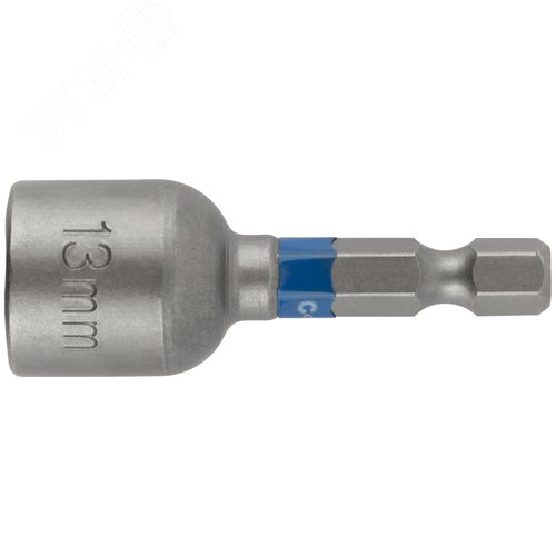 Изображение товара Набор бит с торцевыми магнитными головками 13 мм, 2 шт, Profi, 48 мм (упак)