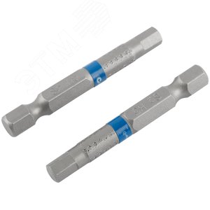 Биты стальные, 2 шт., Profi, HEX5, 50 мм - фото 4