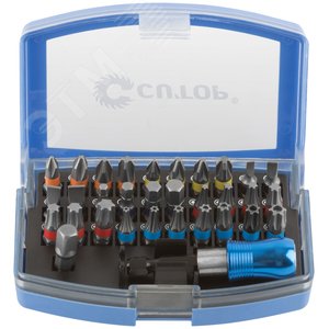 Набор бит в пластиковом боксе Profi (32 предмета) - фото 2