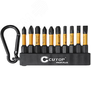 Изображение товара Набор торсионных бит 50мм ''Подвесной'', profi plus, 10 предметов (шт)