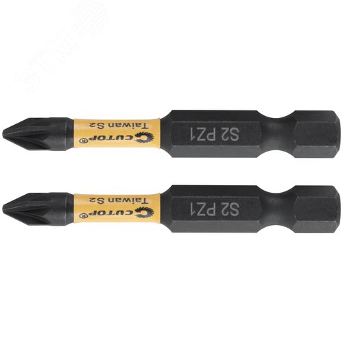 Набор торсионных бит, 2шт., CUTOP Profi Plus, PZ1, 50 мм - фото 1