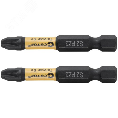Набор торсионных бит, 2шт., CUTOP Profi Plus, PZ3, 50 мм - фото 1