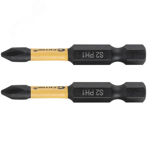 Набор торсионных бит, 2шт., CUTOP Profi Plus, PH1, 50 мм - фото 1