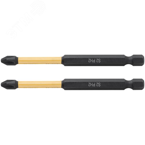 Набор торсионных бит, 2шт., CUTOP Profi Plus, PH2, 90 мм - фото 1