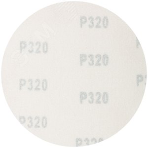 Круги абразивные шлифовальные на ворсовой основе под ''липучку'' (Р320, 125 мм, 5шт), Cutop Profi - фото 2