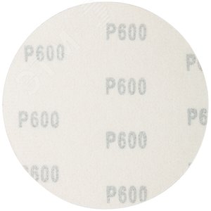 Круги абразивные шлифовальные на ворсовой основе под ''липучку'' (Р600, 125 мм, 5шт), Cutop Profi - фото 2