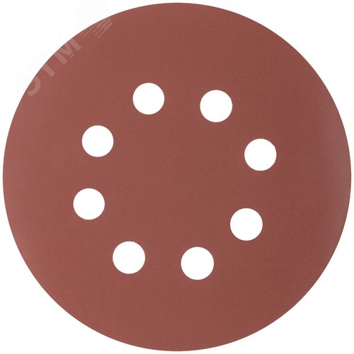 Изображение товара Круги абразивные шлифовальные перфорированные на ворсовой основе под ''липучку'' (Р600, 125 мм, 5шт), Profi (упак)