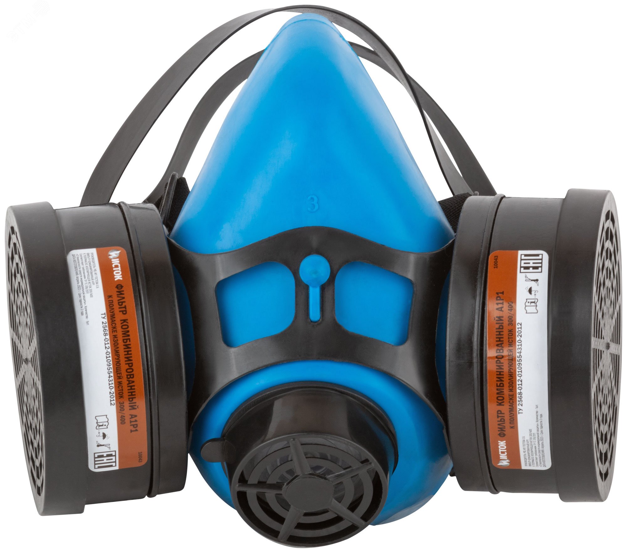 Изображение товара Респиратор газозащитный РУ-60М с фильтрами А1Р1