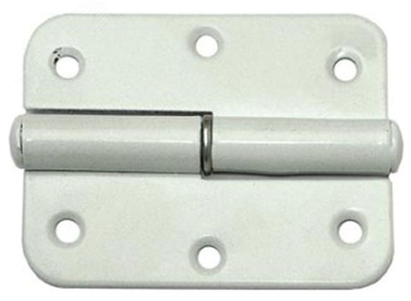 Изображение товара Петля накладная белая 60 мм универсальная для дверей