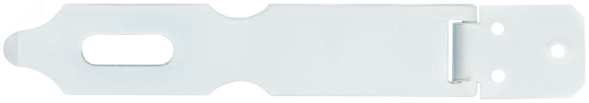 Изображение товара Накладка дверная из стали с покрытием РОС 180х35 мм цинк