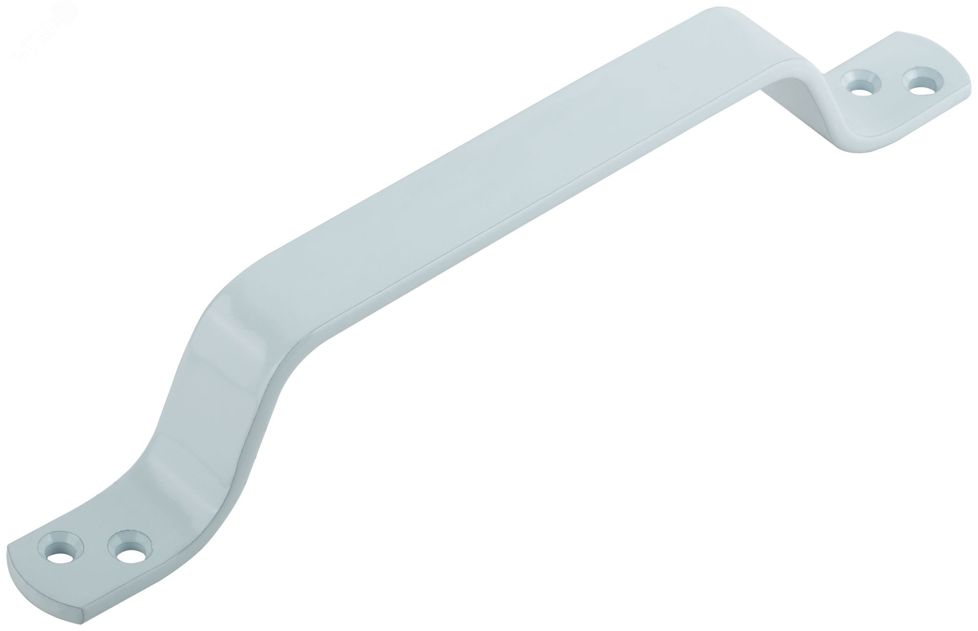 Изображение товара Ручка скоба плоская, 125 мм, белая (шт)