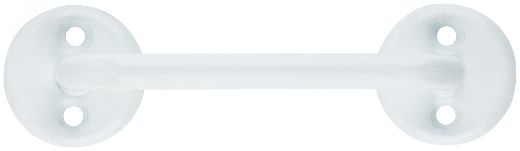 Ручка скоба, 80 мм, белая 66810 РОС - превью 4