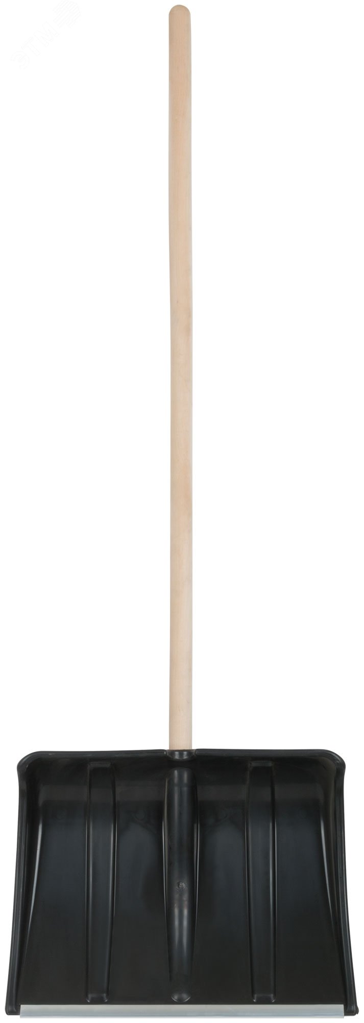 Изображение товара Лопата для уборки снега ''Ледо'' пластиковая, деревянный черенок 495х375x1320 мм (шт)