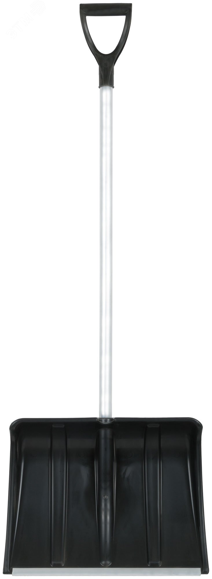 Изображение товара Лопата для уборки снега Снеговик пластиковая с алюминиевым черенком