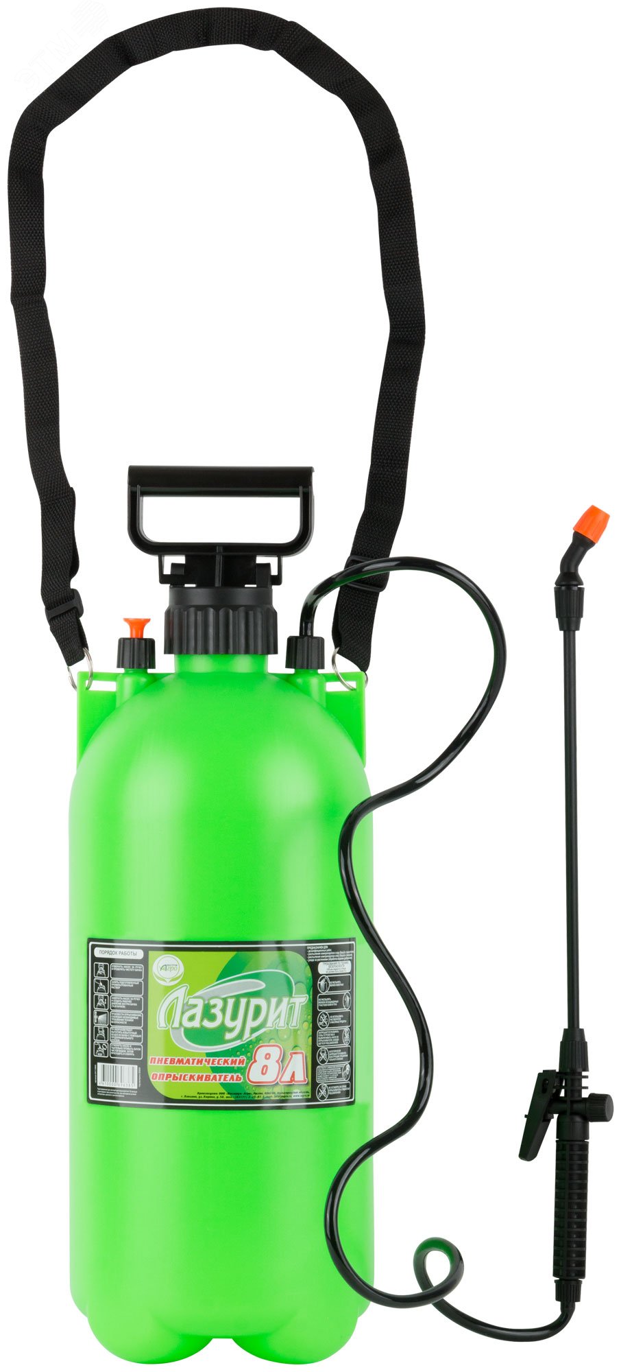 Изображение товара Опрыскиватель ручной ''Лазурит'' 8 л (шт)