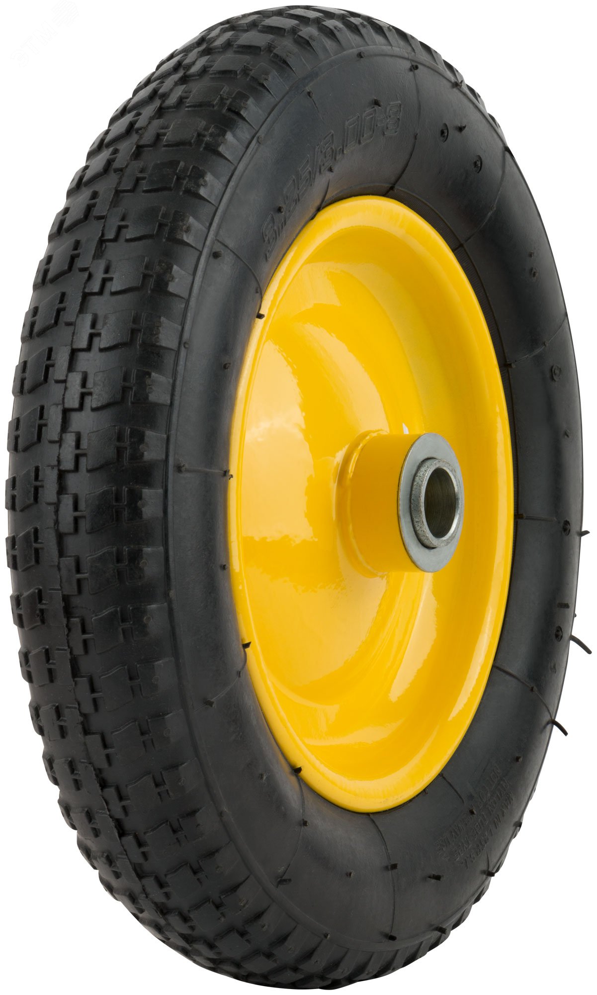 Изображение товара Запасное колесо 360х70х225 мм с камерой и подшипником 25,4 мм для тачек