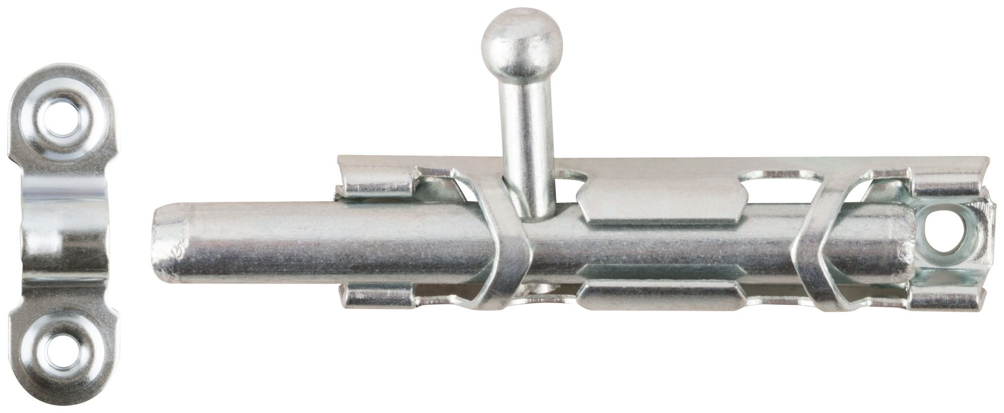 Шпингалет накладной, 60 мм, цинк