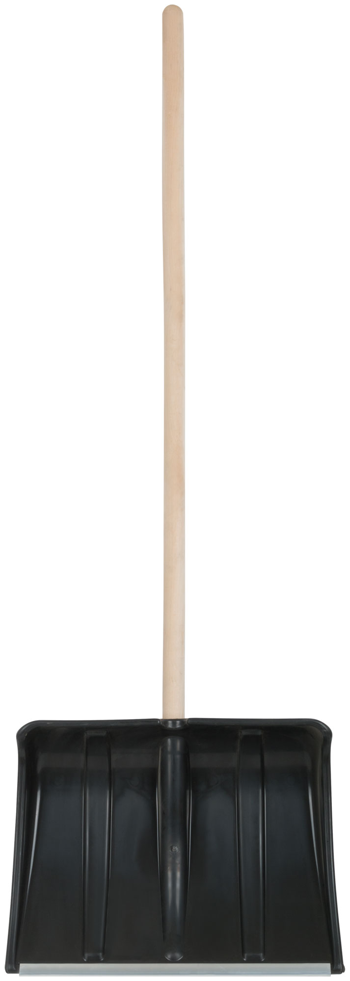 Лопата для уборки снега ''Ледо'' пластиковая, деревянный черенок 495х375x1320 мм