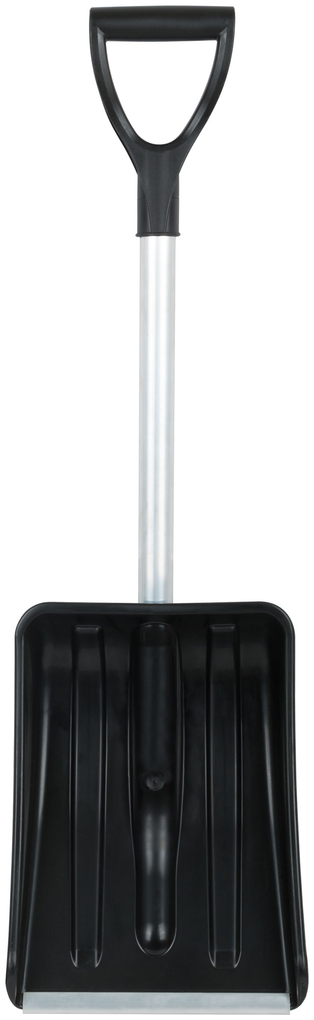 Лопата для уборки снега ''Актив-Авто'' пластиковая, укороченный съемный алюм. черенок 365х260х900 мм