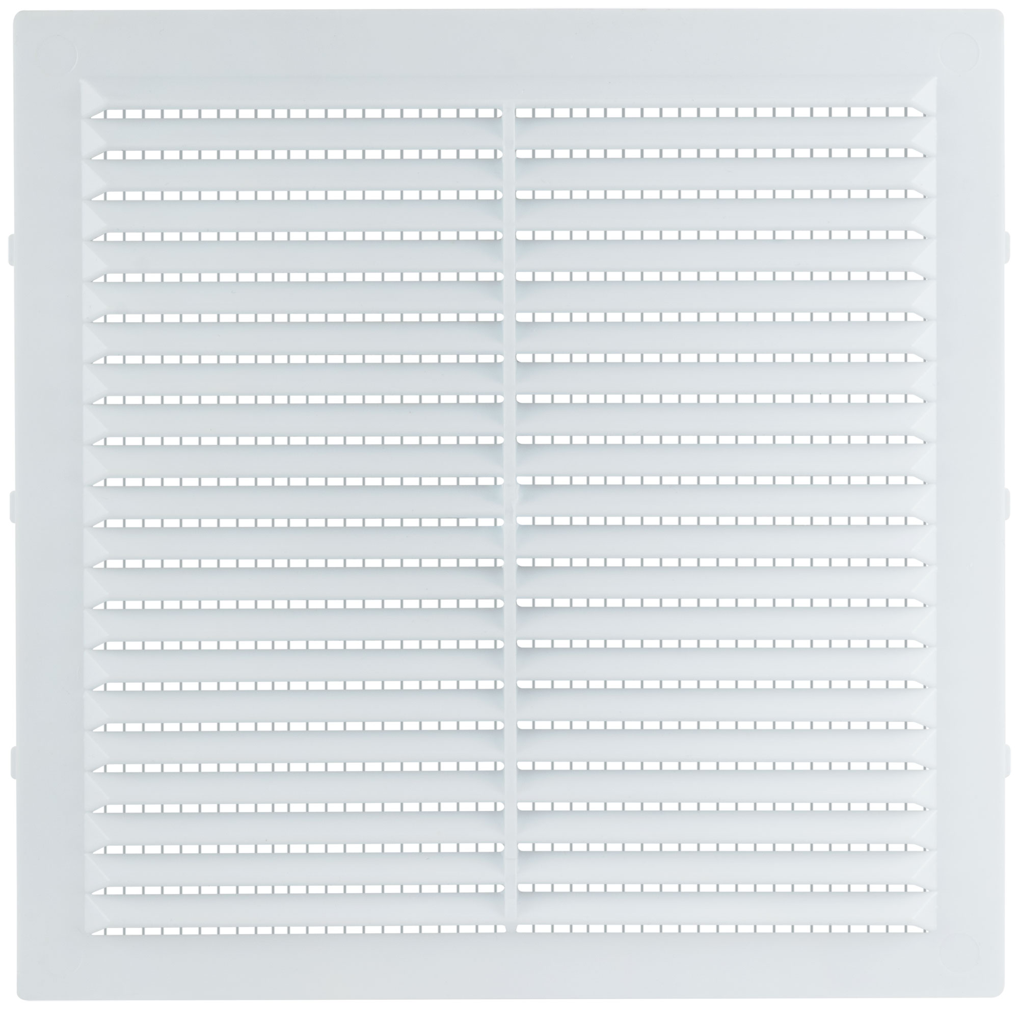 Решетка вентиляционная, пластиковая, 190x190 мм, с сеткой