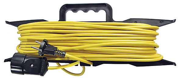 Удлинитель-шнур силовой на рамке ''СОЮЗ ПВС 2х0,75 мм 1300 Вт, 50 м