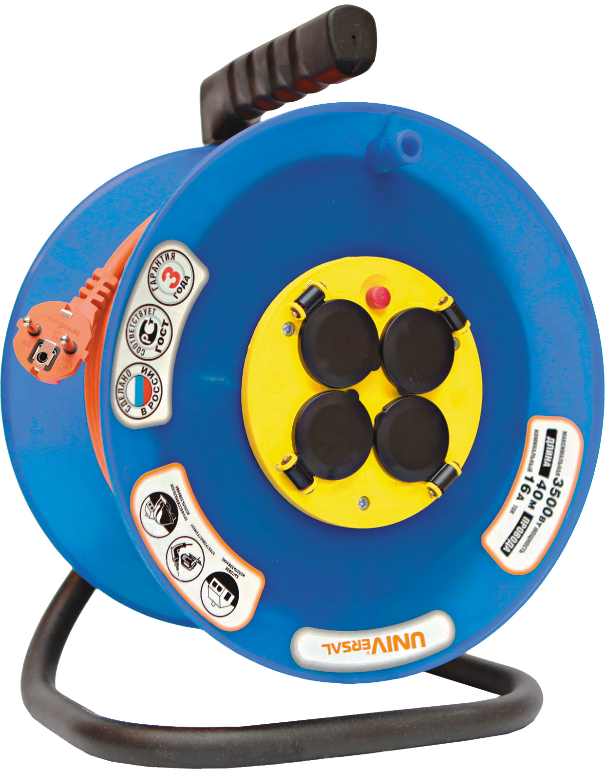 Удлинитель на катушке IP-44