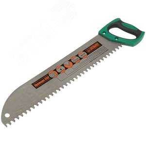 Ножовка по пенобетону ''Дельта''(Премиум), закругленное полотно, усиленный зуб, шаг 16 мм, 550 мм - фото 2