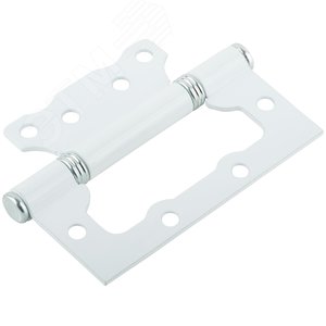 Петля дверная универсальная (без врезки) ПНУ-100 полимер ( белая ) - фото 2