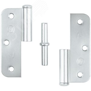 Петля накладная оцинкованная, тип ''ПН'', 85 мм, левая - фото 4