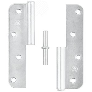 Петля накладная оцинкованная, тип ПН , 130 мм, левая - фото 4