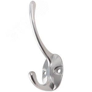 Изображение товара Крючок-вешалка двойной, хром (шт)