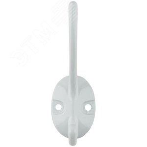 Крючок-вешалка двойной, белый - фото 2