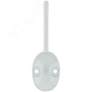 Крючок-вешалка двойной, белый - фото 4