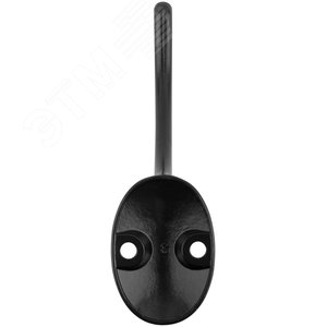 Крючок-вешалка двойной, черный - фото 4