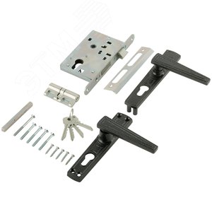 Замок врезной Зенит 3В4-3.01 серебро - фото 5