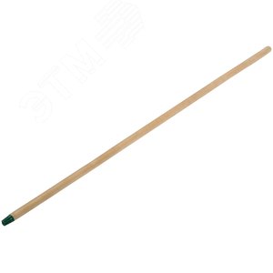 Черенок для метел деревянный с пластиковой резьбой 1200 мм - фото 2