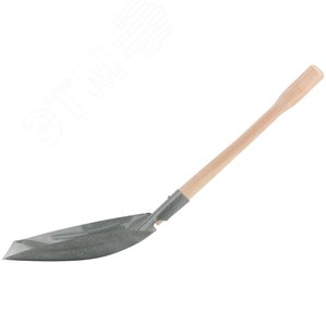 Совок для мусора стальной с ручкой - фото 3