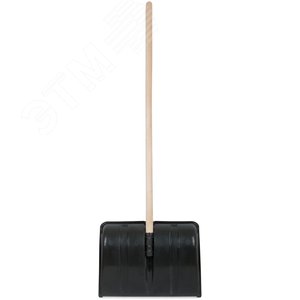 Лопата для уборки снега ''Ледо'' пластиковая, деревянный черенок 495х375x1320 мм - фото 3