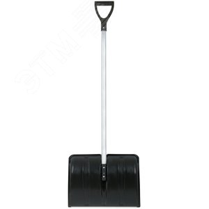 Лопата для уборки снега ''Снеговик'' пластиковая, алюминиевый черенок 500x375x1450 мм - фото 3